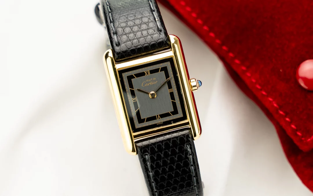 Cartier Tank Vermeil Lady