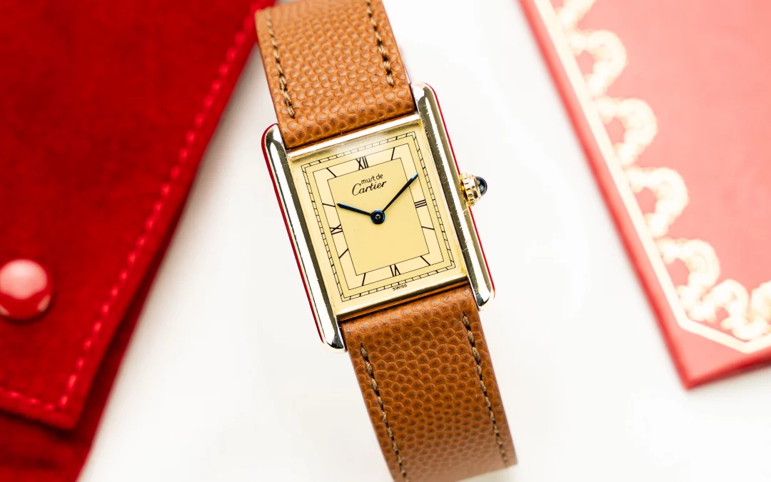 Cartier Tank Vermeil LM