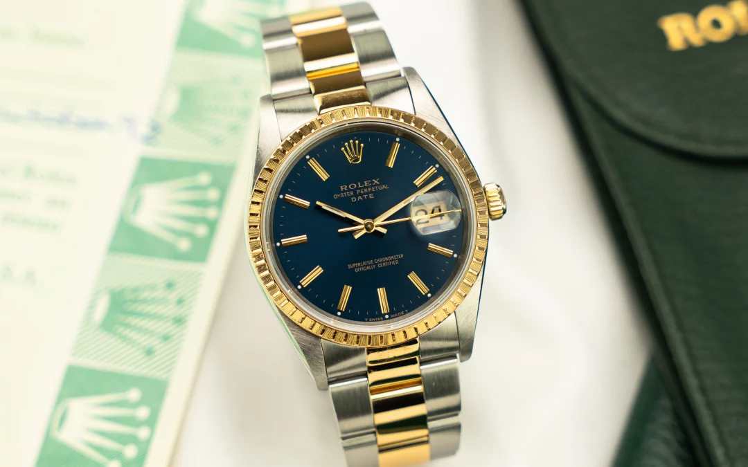 Rolex Date 15223 Blue Dial