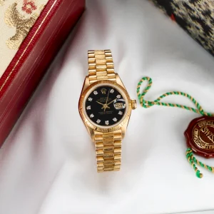 Rolex Datejust 18k Bark "Black Diamond"